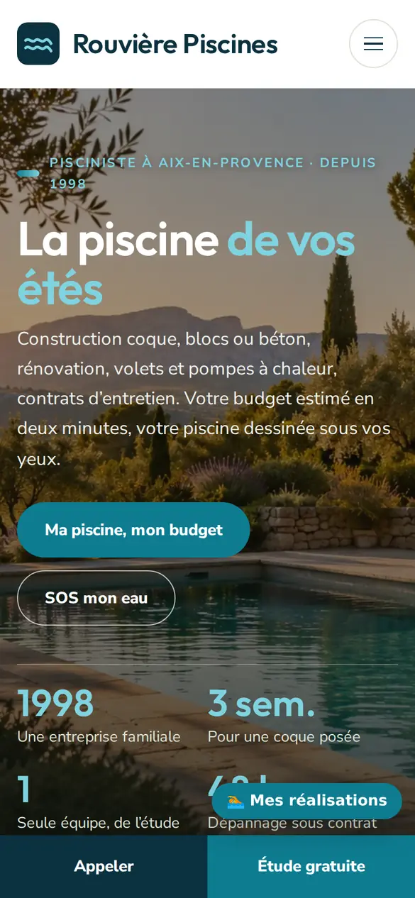 Le modèle pisciniste sur téléphone